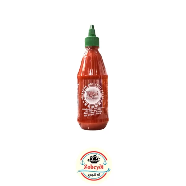 سس فلفل موشکی تای Thai - اصل تایلند - Sriracha Hot Chili Sauce - وزن 500 گرم